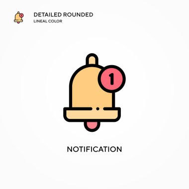 Uyarı vektör simgesi. Modern vektör illüstrasyon kavramları. Düzenlemesi ve kişiselleştirmesi kolay.