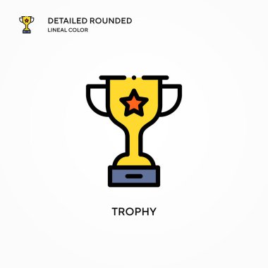 Ödül vektör simgesi. Modern vektör illüstrasyon kavramları. Düzenlemesi ve kişiselleştirmesi kolay.