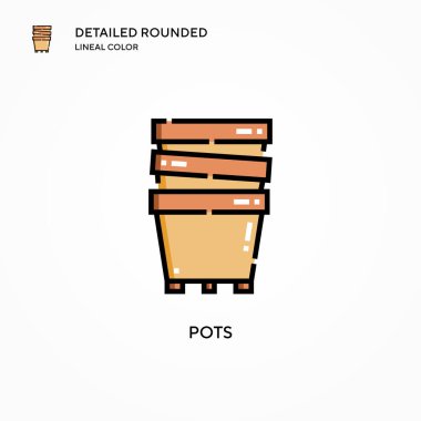 Nokta vektör simgesi. Modern vektör illüstrasyon kavramları. Düzenlemesi ve kişiselleştirmesi kolay.