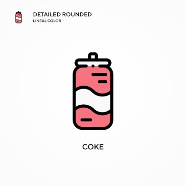 Kola vektör simgesi. Modern vektör illüstrasyon kavramları. Düzenlemesi ve kişiselleştirmesi kolay.