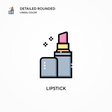 Ruj vektör simgesi. Modern vektör illüstrasyon kavramları. Düzenlemesi ve kişiselleştirmesi kolay.