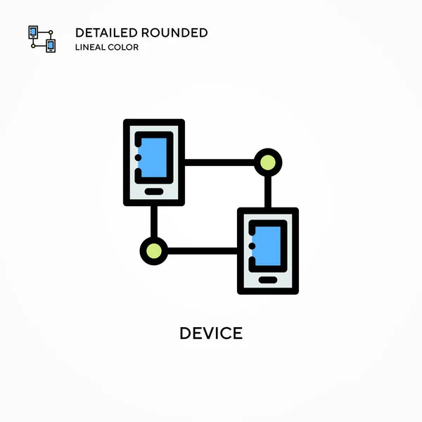 Icono Del Vector Del Dispositivo Conceptos Modernos Ilustración Vectorial Fácil — Archivo Imágenes Vectoriales