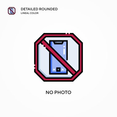 Fotoğraf vektör simgesi yok. Modern vektör illüstrasyon kavramları. Düzenlemesi ve kişiselleştirmesi kolay.