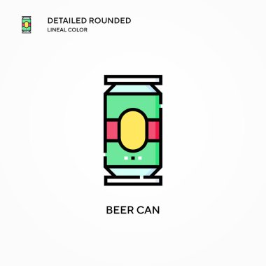 Bira ikonu yönlendirebilir. Modern vektör illüstrasyon kavramları. Düzenlemesi ve kişiselleştirmesi kolay.