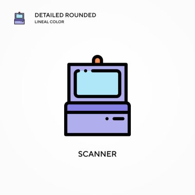 Tarayıcı vektör simgesi. Modern vektör illüstrasyon kavramları. Düzenlemesi ve kişiselleştirmesi kolay.