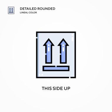 Bu kenar vektör simgesi. Modern vektör illüstrasyon kavramları. Düzenlemesi ve kişiselleştirmesi kolay.