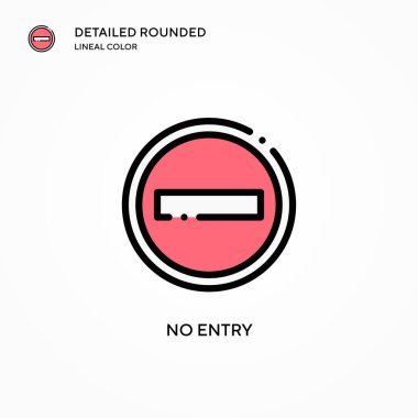 Giriş vektör simgesi yok. Modern vektör illüstrasyon kavramları. Düzenlemesi ve kişiselleştirmesi kolay.