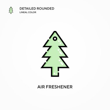 Hava temizleyici vektör simgesi. Modern vektör illüstrasyon kavramları. Düzenlemesi ve kişiselleştirmesi kolay.