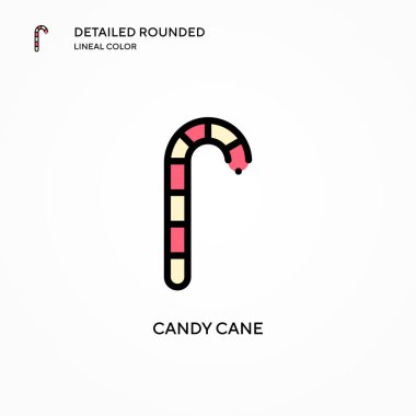 Şeker kamışı vektör simgesi. Modern vektör illüstrasyon kavramları. Düzenlemesi ve kişiselleştirmesi kolay.