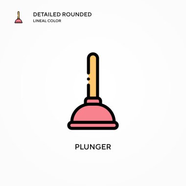 Pompa vektör simgesi. Modern vektör illüstrasyon kavramları. Düzenlemesi ve kişiselleştirmesi kolay.