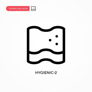 Hijyenik-2 basit vektör simgesi. Web sitesi veya mobil uygulama için modern, basit düz vektör çizimi