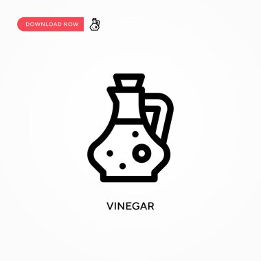 Sirke Simgesi Basit vektör simgesi. Web sitesi veya mobil uygulama için modern, basit düz vektör çizimi
