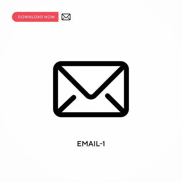 Email Απλό Διανυσματικό Εικονίδιο Σύγχρονη Απλή Επίπεδη Διανυσματική Απεικόνιση Για — Διανυσματικό Αρχείο