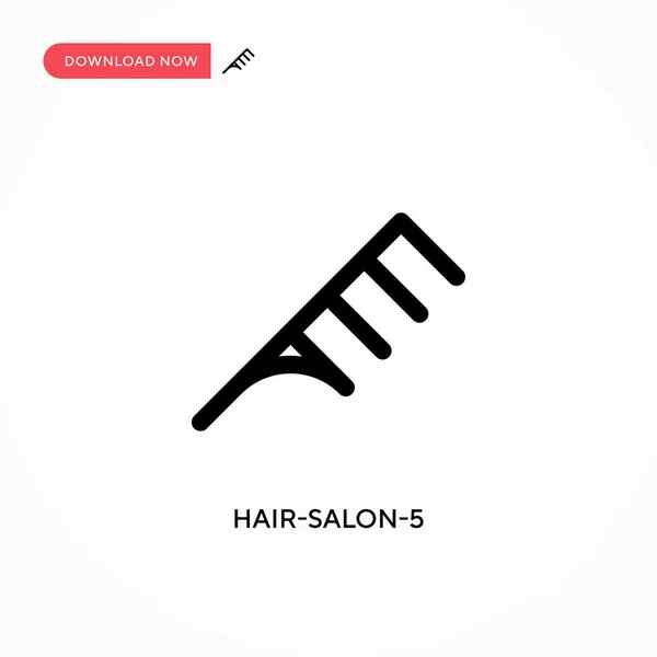 Hair Salon Ícone Vetorial Simples Ilustração Vetorial Plana Moderna Simples —  Vetores de Stock