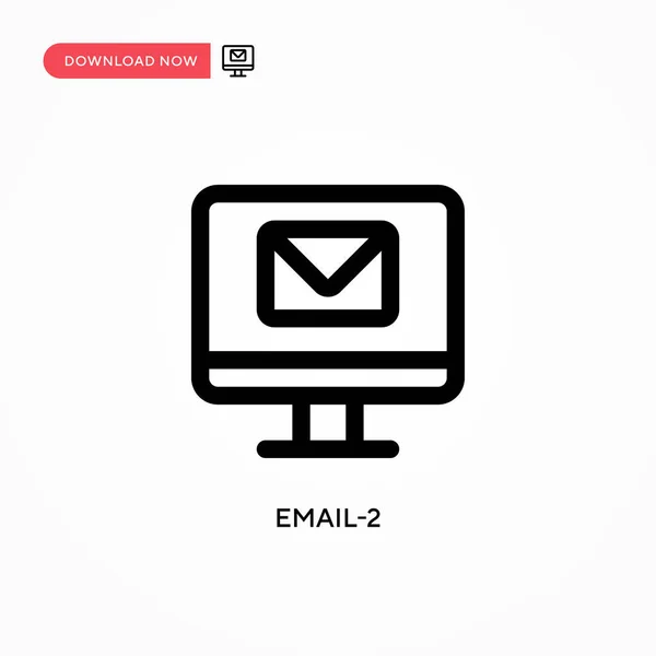 Email Ícone Vetorial Simples Ilustração Vetorial Plana Moderna Simples Para — Vetor de Stock