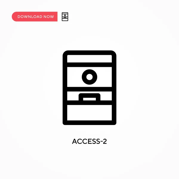 Access Ícone Vetorial Simples Ilustração Vetorial Plana Moderna Simples Para — Vetor de Stock