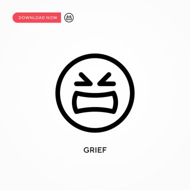 Kederli basit vektör simgesi. Web sitesi veya mobil uygulama için modern, basit düz vektör çizimi