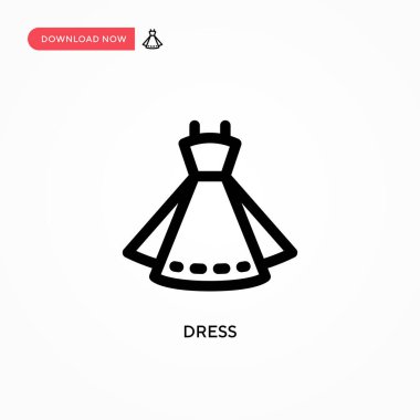 Basit vektör simgesini giyin. Web sitesi veya mobil uygulama için modern, basit düz vektör çizimi