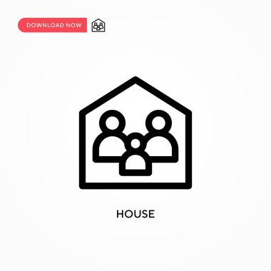 Basit vektör simgesi. Web sitesi veya mobil uygulama için modern, basit düz vektör çizimi