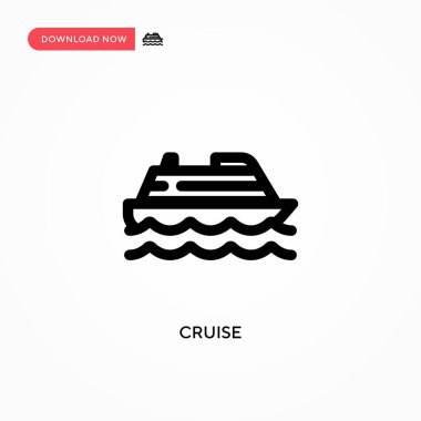 Seyir basit vektör simgesi. Web sitesi veya mobil uygulama için modern, basit düz vektör çizimi