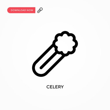 Kereviz basit vektör simgesi. Web sitesi veya mobil uygulama için modern, basit düz vektör çizimi