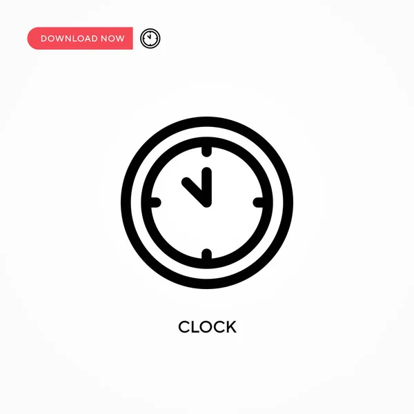 Reloj Icono Vector Simple Moderno Simple Ilustración Vector Plano Para — Vector de stock