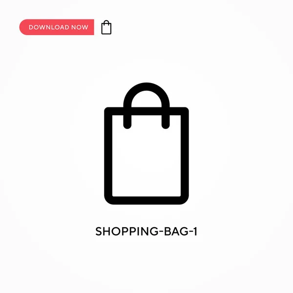 Shopping Bag Простой Векторный Значок Современная Простая Векторная Иллюстрация Веб — стоковый вектор