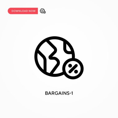 Kelepir-1 basit vektör simgesi. Web sitesi veya mobil uygulama için modern, basit düz vektör çizimi