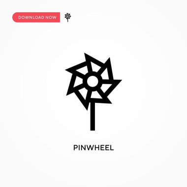 Fırıldak Basit vektör simgesi. Web sitesi veya mobil uygulama için modern, basit düz vektör çizimi