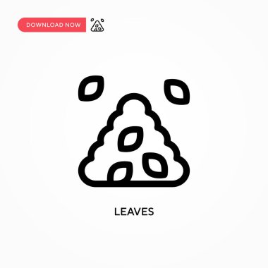 Basit vektör simgesi bırakır. Web sitesi veya mobil uygulama için modern, basit düz vektör çizimi