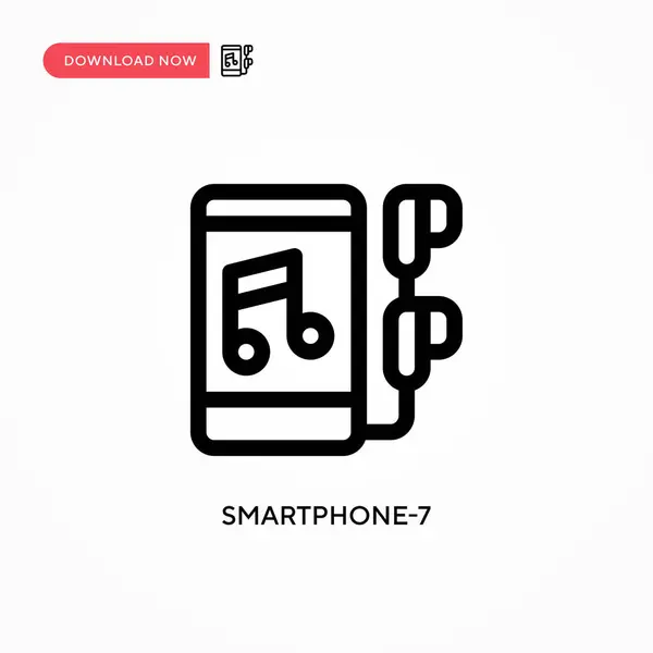 Smartphone Einfaches Vektor Symbol Moderne Einfache Flache Vektordarstellung Für Website — Stockvektor