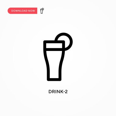 İç-2 Basit vektör simgesi. Web sitesi veya mobil uygulama için modern, basit düz vektör çizimi