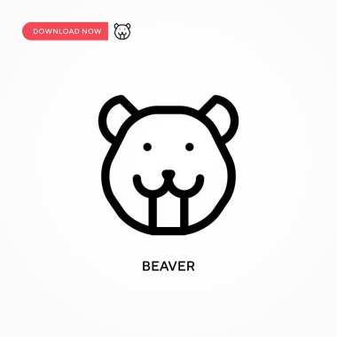 Kunduz Basit vektör simgesi. Web sitesi veya mobil uygulama için modern, basit düz vektör çizimi