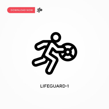 Cankurtaran-1 basit vektör simgesi. Web sitesi veya mobil uygulama için modern, basit düz vektör çizimi