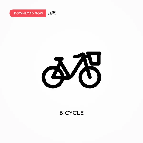 Bicicleta Ícone Vetorial Simples Ilustração Vetorial Plana Moderna Simples Para — Vetor de Stock
