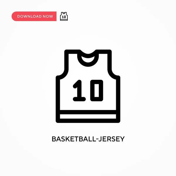 Basketball-jersey Simple vector icon. Modern, simple flat vector illustration for web site or mobile app