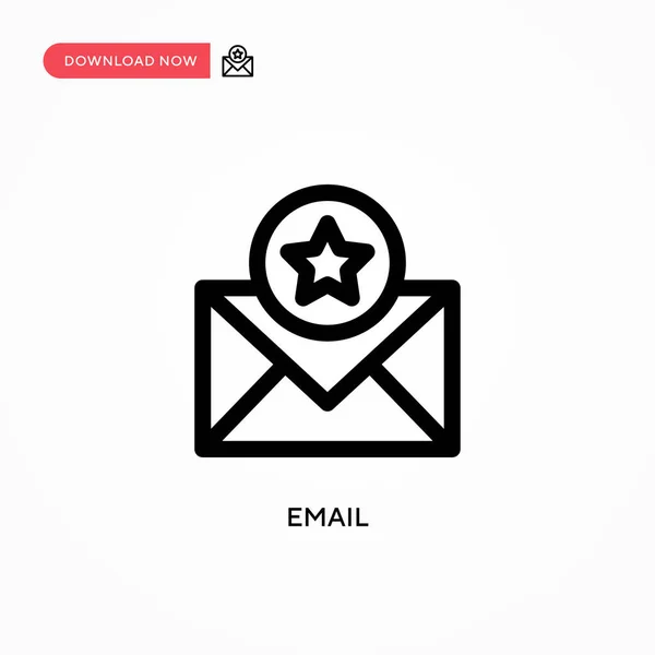 Ηλεκτρονικό Ταχυδρομείο Απλό Διανυσματικό Εικονίδιο Σύγχρονη Απλή Επίπεδη Διανυσματική Απεικόνιση — Διανυσματικό Αρχείο