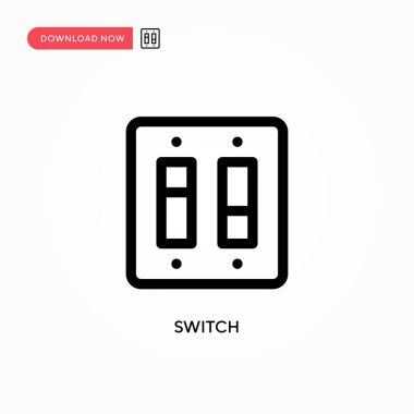 Basit vektör simgesini değiştir. Web sitesi veya mobil uygulama için modern, basit düz vektör çizimi