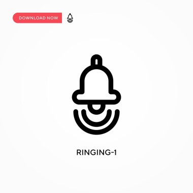 Halka-1 basit vektör simgesi. Web sitesi veya mobil uygulama için modern, basit düz vektör çizimi