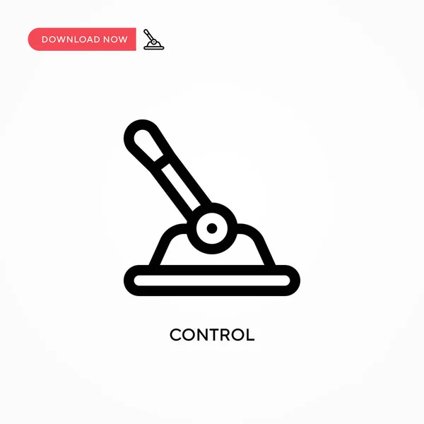 Control Icono Vector Simple Moderno Simple Ilustración Vector Plano Para — Vector de stock