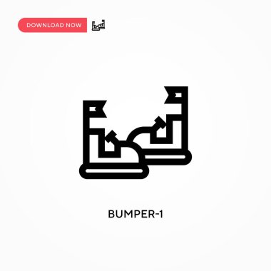 Tampon-1 basit vektör simgesi. Web sitesi veya mobil uygulama için modern, basit düz vektör çizimi