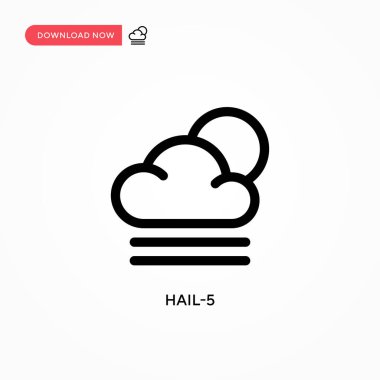 Selam-5 basit vektör simgesi. Web sitesi veya mobil uygulama için modern, basit düz vektör çizimi