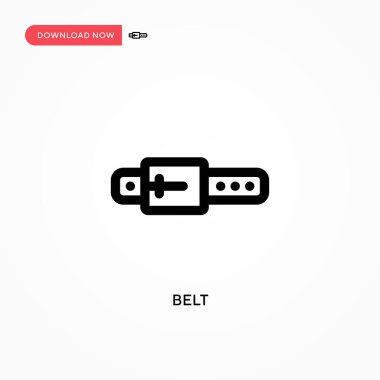 Kemer Basit vektör simgesi. Web sitesi veya mobil uygulama için modern, basit düz vektör çizimi