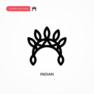 Hint basit vektör simgesi. Web sitesi veya mobil uygulama için modern, basit düz vektör çizimi