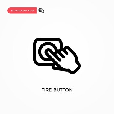 Basit vektör simgesini ateşle. Web sitesi veya mobil uygulama için modern, basit düz vektör çizimi