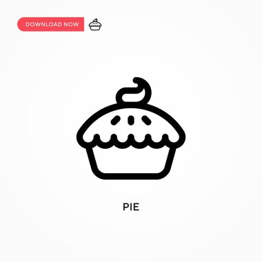Basit turta vektör simgesi. Web sitesi veya mobil uygulama için modern, basit düz vektör çizimi