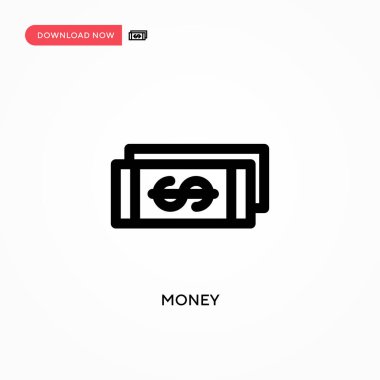 Para basit vektör simgesi. Web sitesi veya mobil uygulama için modern, basit düz vektör çizimi