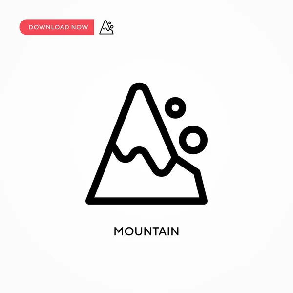 Mountain Simple vector icon. Modern, simple flat vector illustration for web site or mobile app