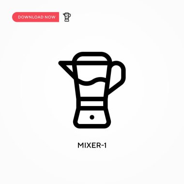 Karıştırıcı-1 basit vektör simgesi. Web sitesi veya mobil uygulama için modern, basit düz vektör çizimi