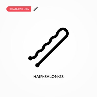 Kuaför-salon-23 basit vektör ikonu. Web sitesi veya mobil uygulama için modern, basit düz vektör çizimi
